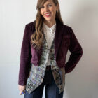Imagen de Chaqueta velvet morada (3)