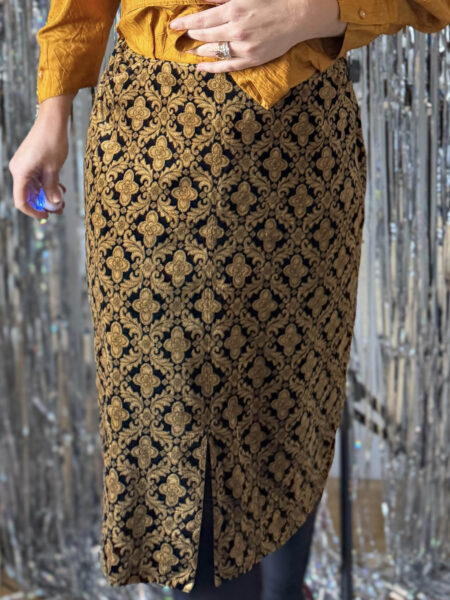 Imagen de Falda estampada terciopelo (1)