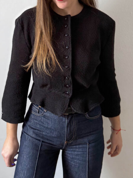 Chaqueta fina peplum