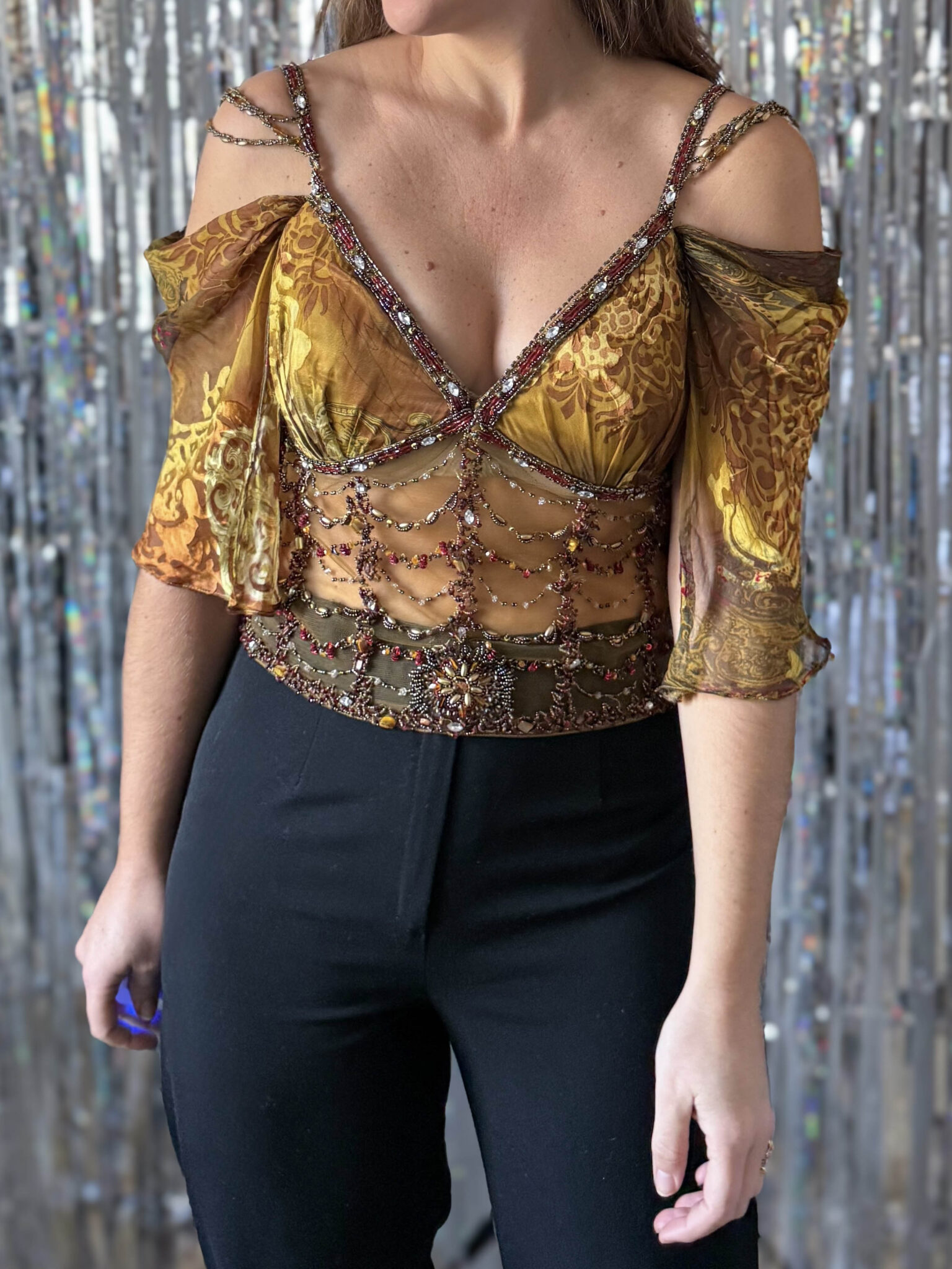 Top pedreria corsetero (1) Imagen de Top pedreria corsetero (1)