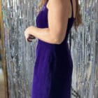 Imagen de Vestido morado terciopelo (3)