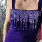 Imagen de Vestido morado terciopelo (5)