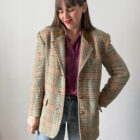 Imagen de Blazer cuadros multicolor (3)