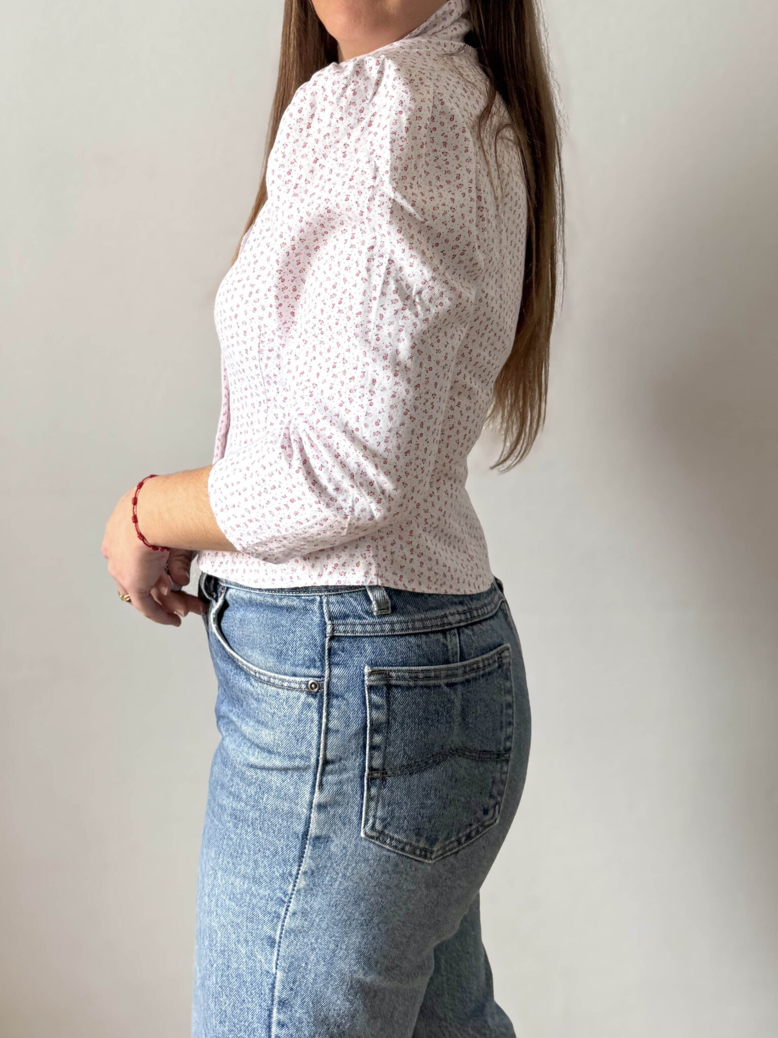 Imagen de Blusa alemana con flores (2)