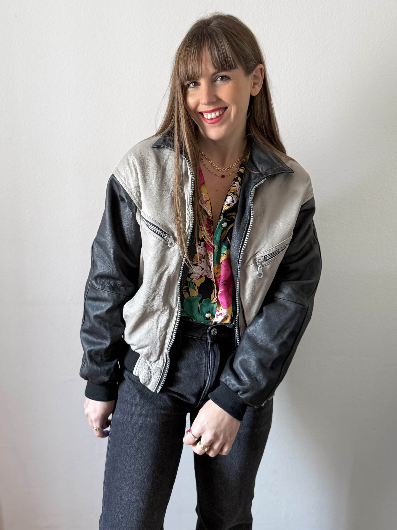 Imagen de Bomber cuero gazelli (1)