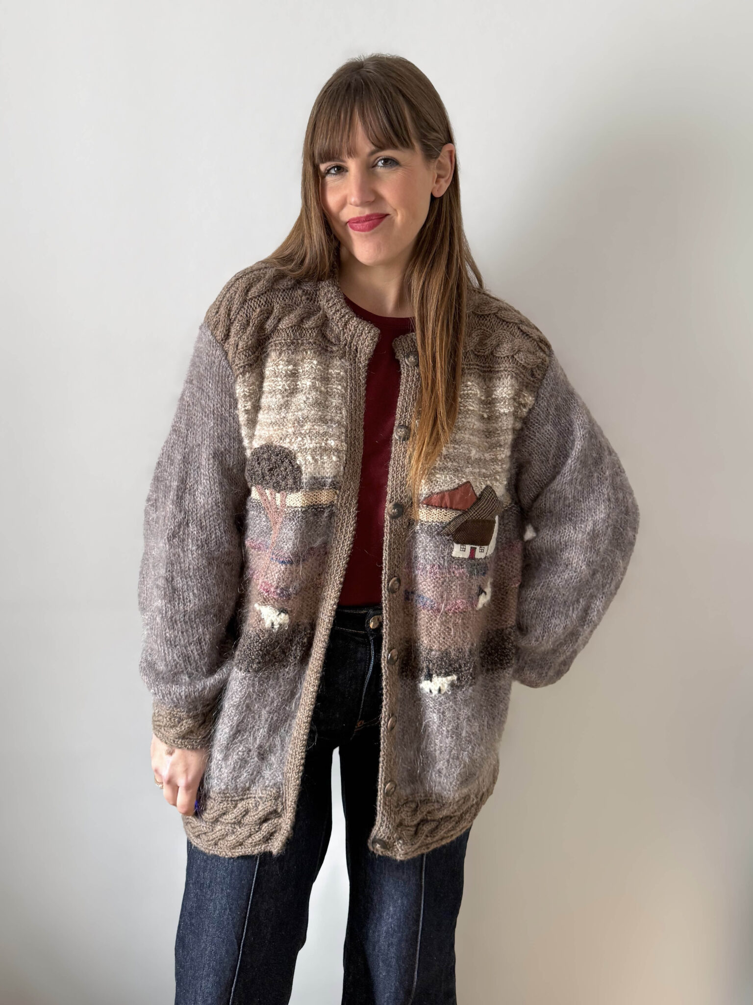 Imagen de Cardigan bordado irlandes (3)