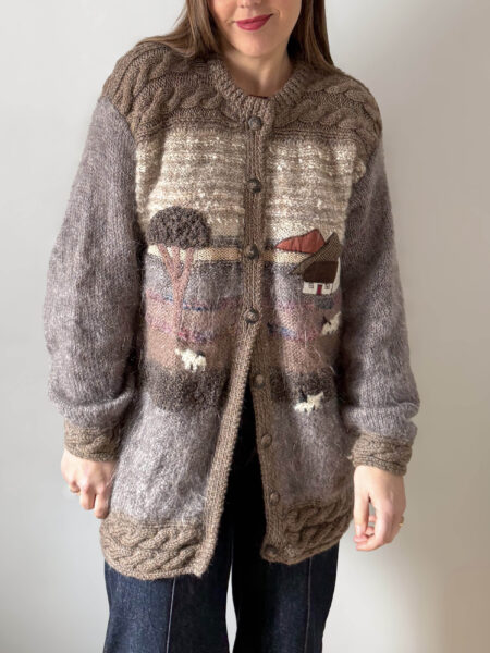 Imagen de Cardigan bordado irlandes (7)