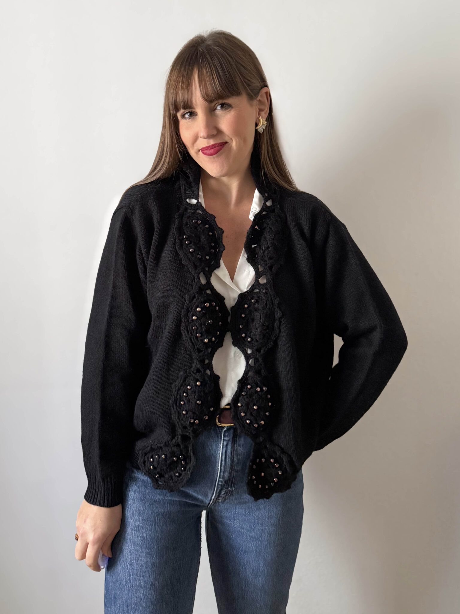 Imagen de Cardigan detalles ganchillo (1)