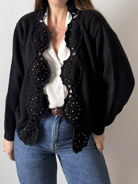 Imagen de Cardigan detalles ganchillo (2)