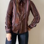 Camisa estampada años 70