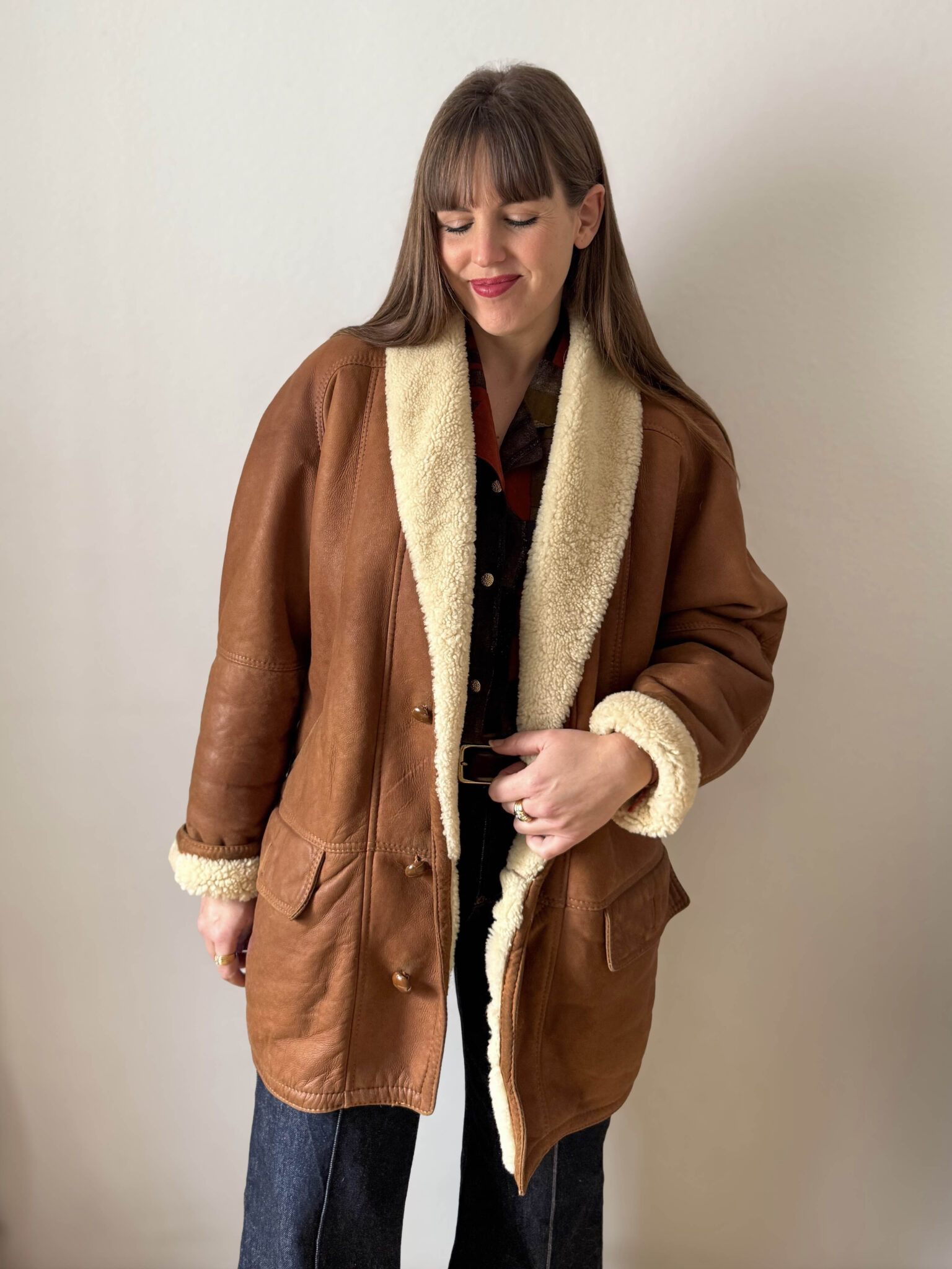 Imagen de Abrigo vintage shearling (4)
