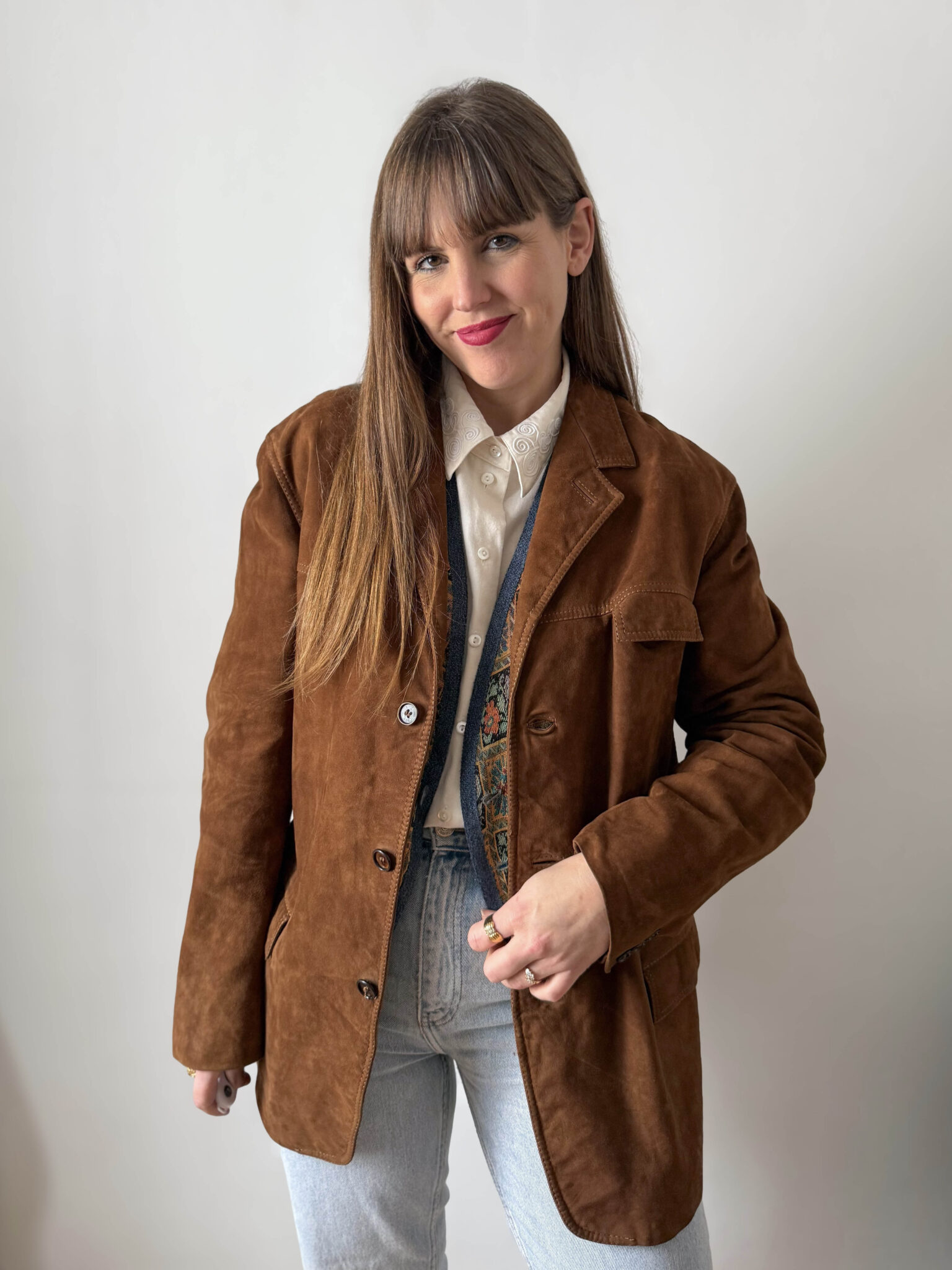 Imagen de Blazer piel de ante (2)