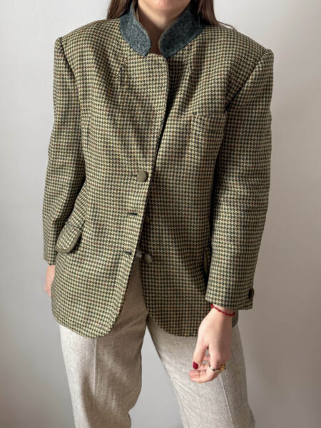 Imagen de Blazer verde pata gallo (7)