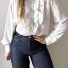 Imagen de Blusa blanca chorrera (5)