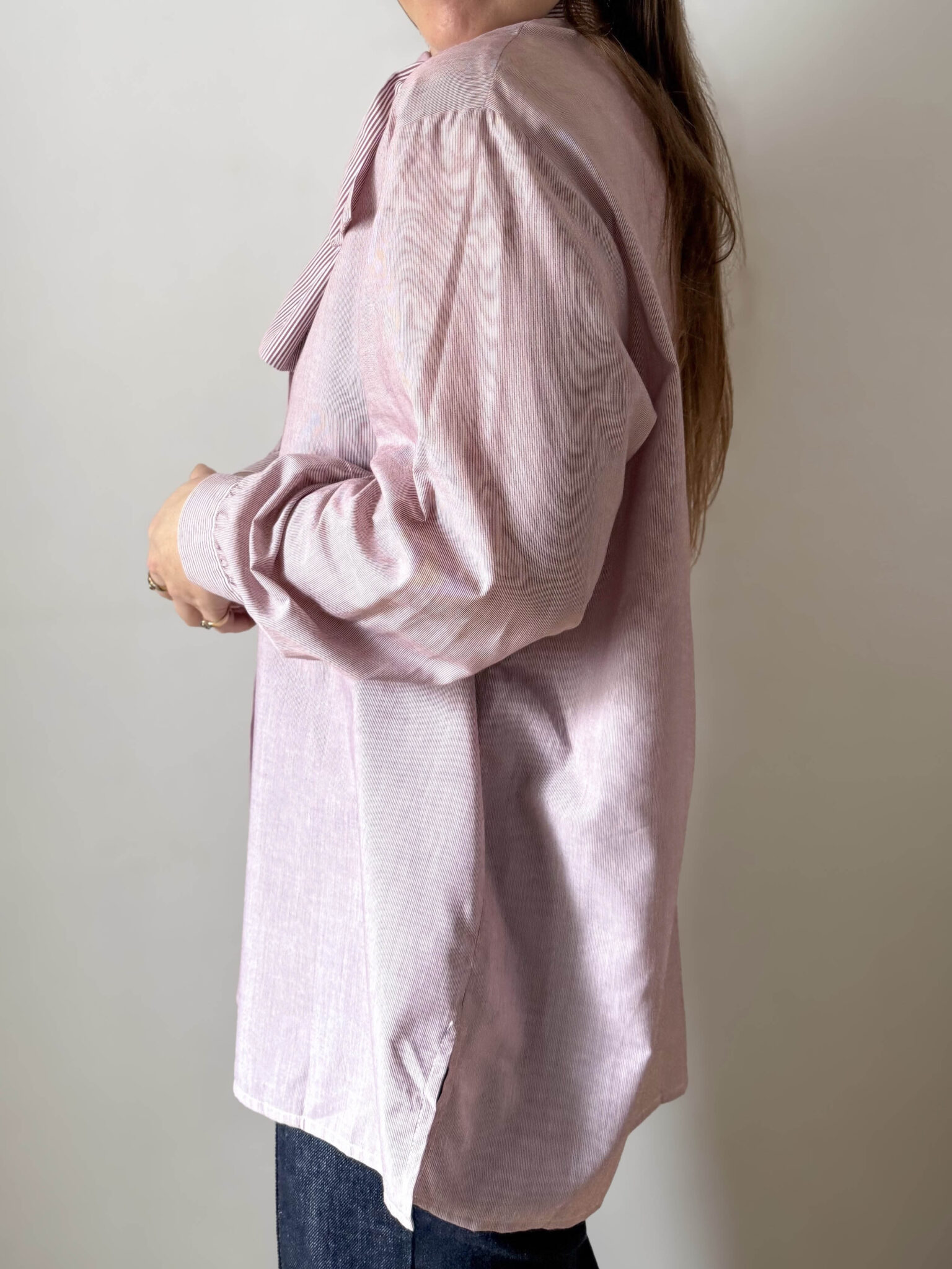 Imagen de Blusa rayas lazada (4)