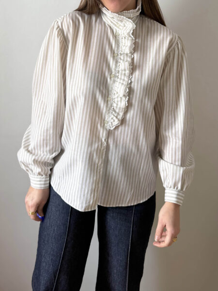 Imagen de Blusa rayas volante (3)