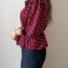 Imagen de Blusa satinada bicolor (4)