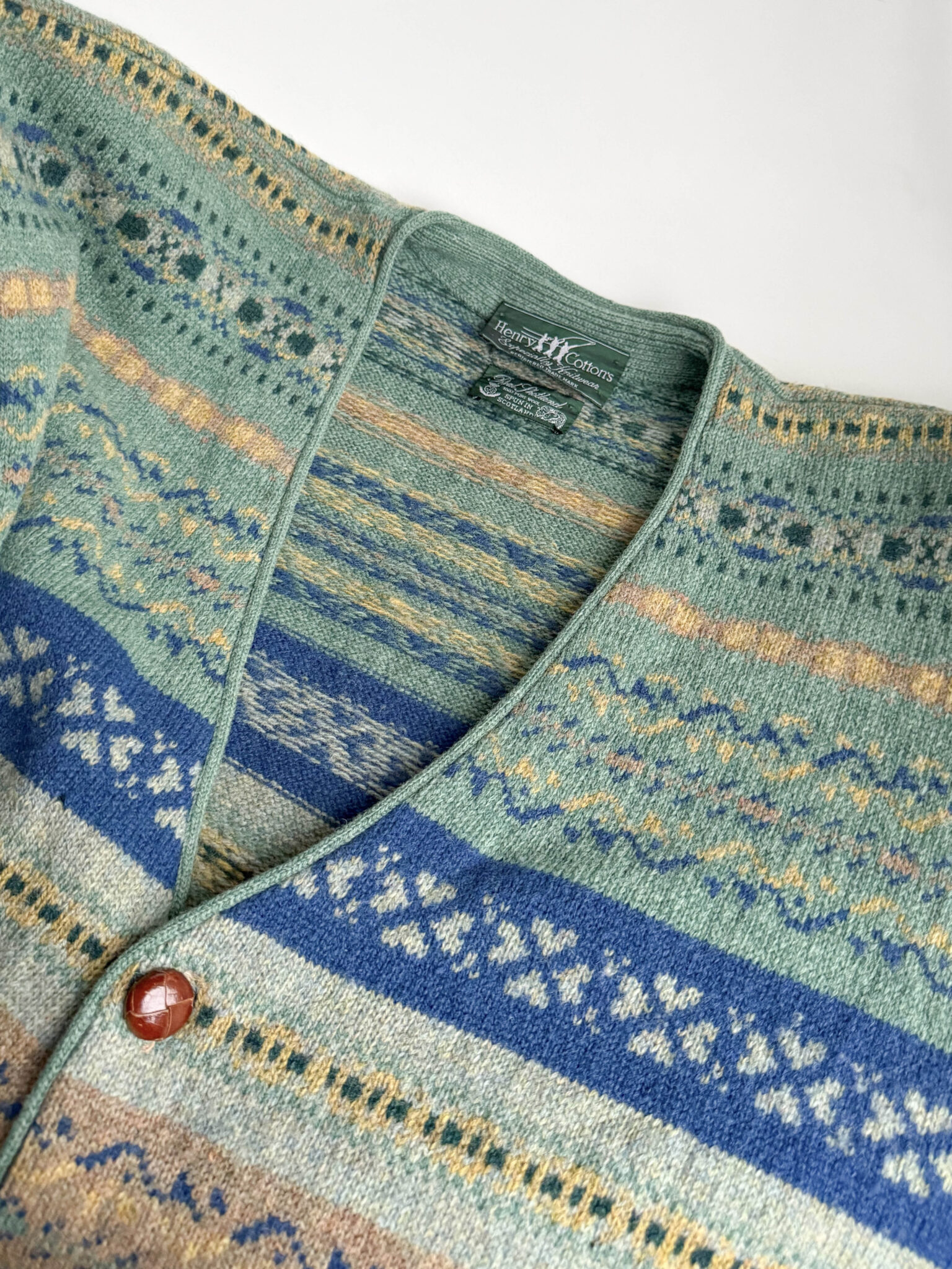 Imagen de Cardigan lana escocesa (1)