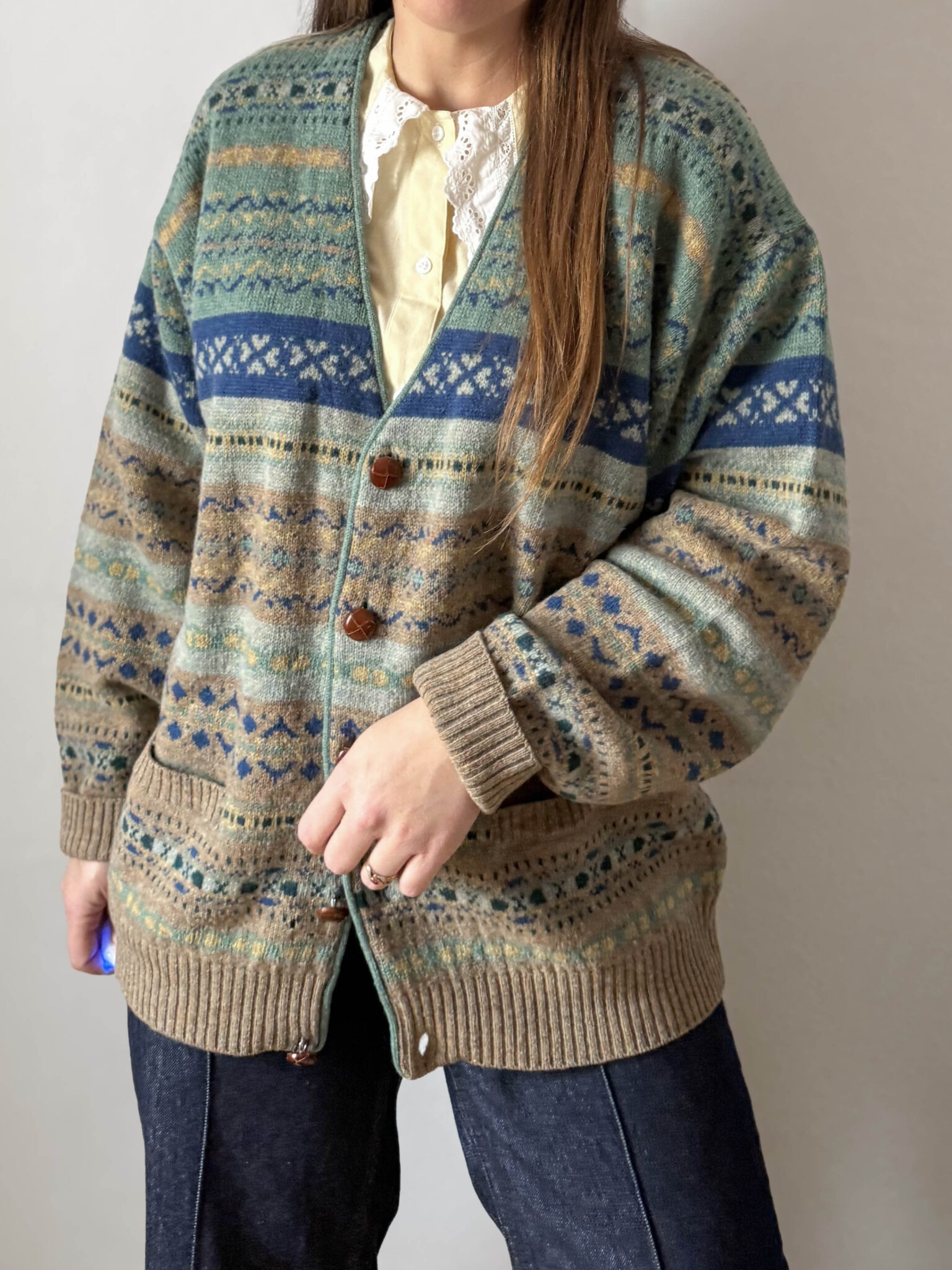 Cardigan lana escocesa (2) Imagen de Cardigan lana escocesa (2)