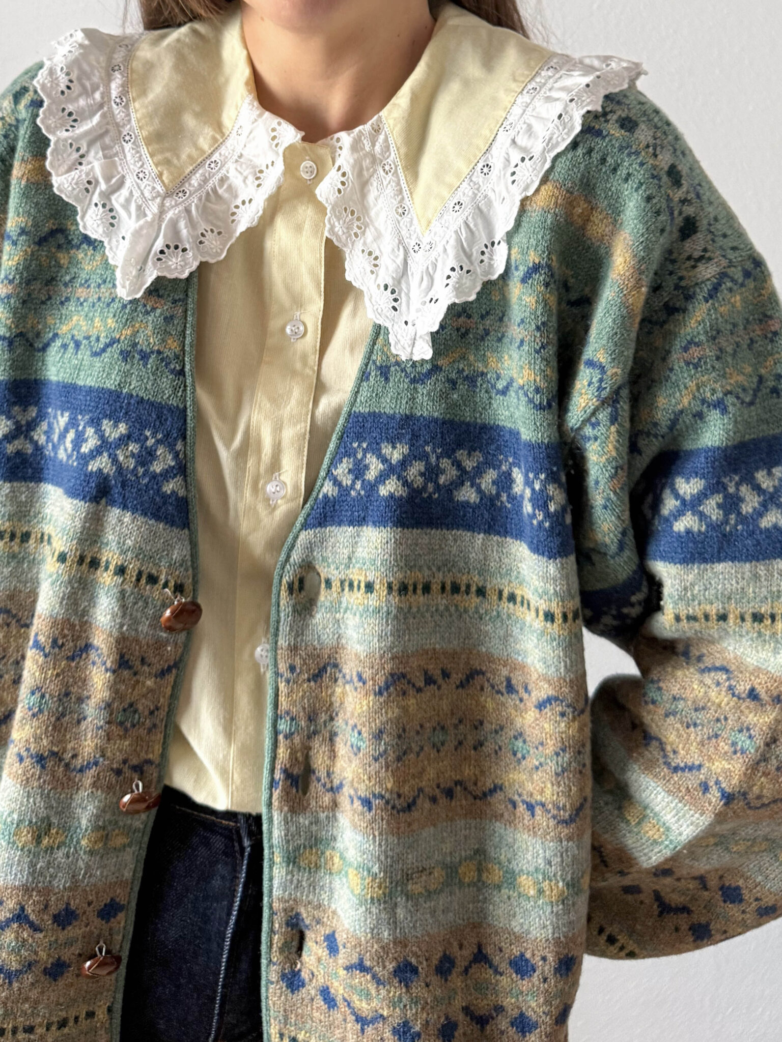 Imagen de Cardigan lana escocesa (4)