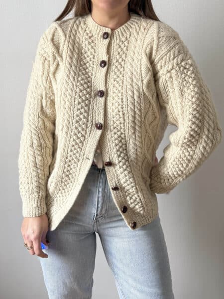 Imagen de Cardigan punto irlandes (1)