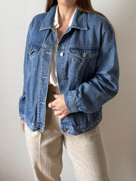 Imagen de Chaqueta denim con bordados (3)