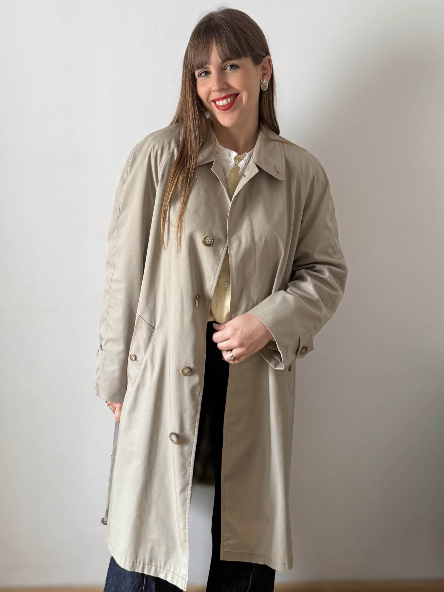 Imagen de Gabardina italiana beige (3)