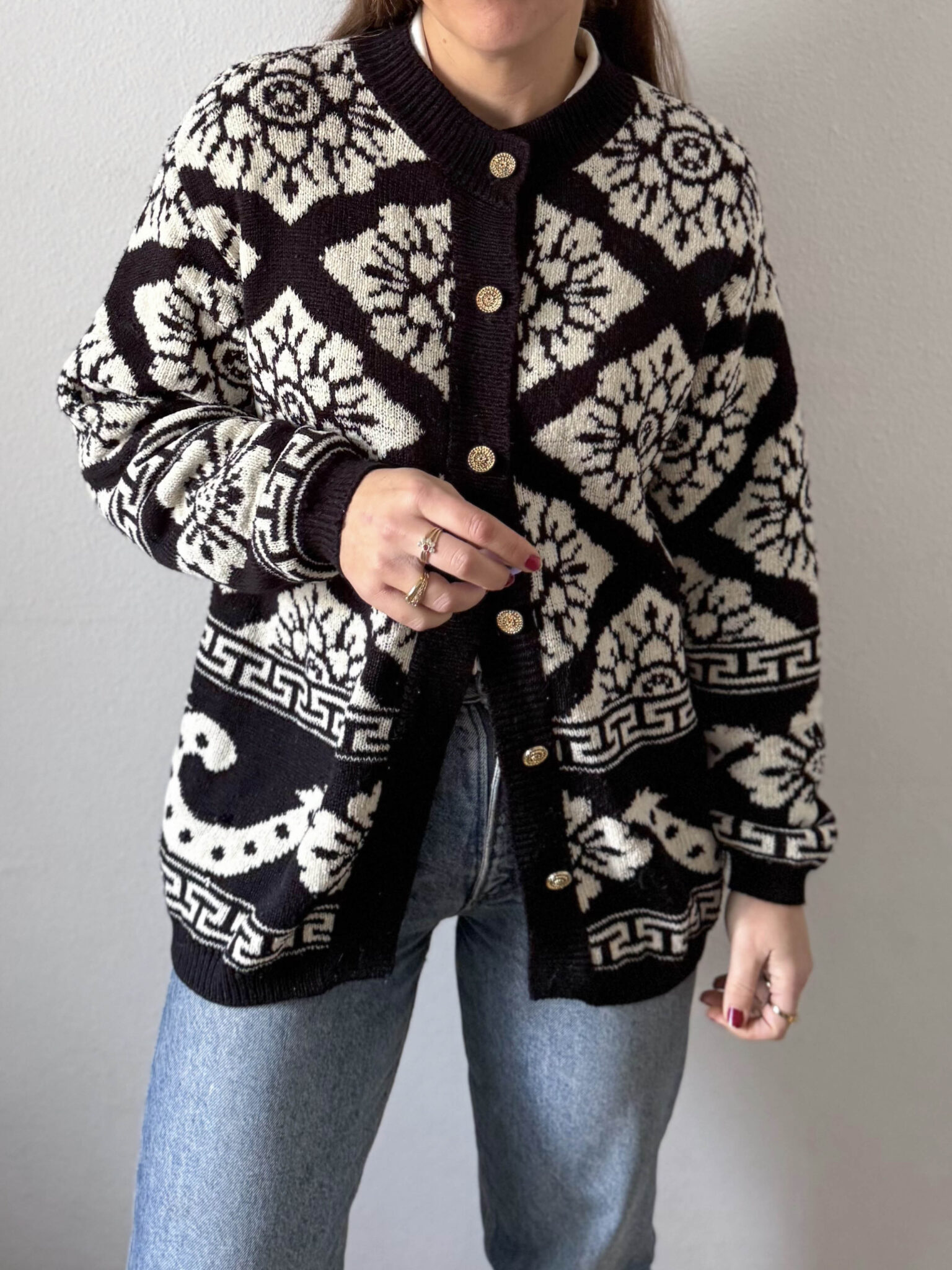 Imagen de Maxi cardigan floral (4)