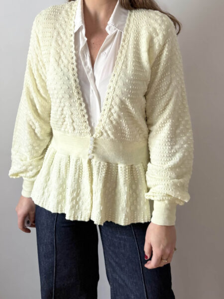 Imagen de Rebeca amarilla peplum (3)