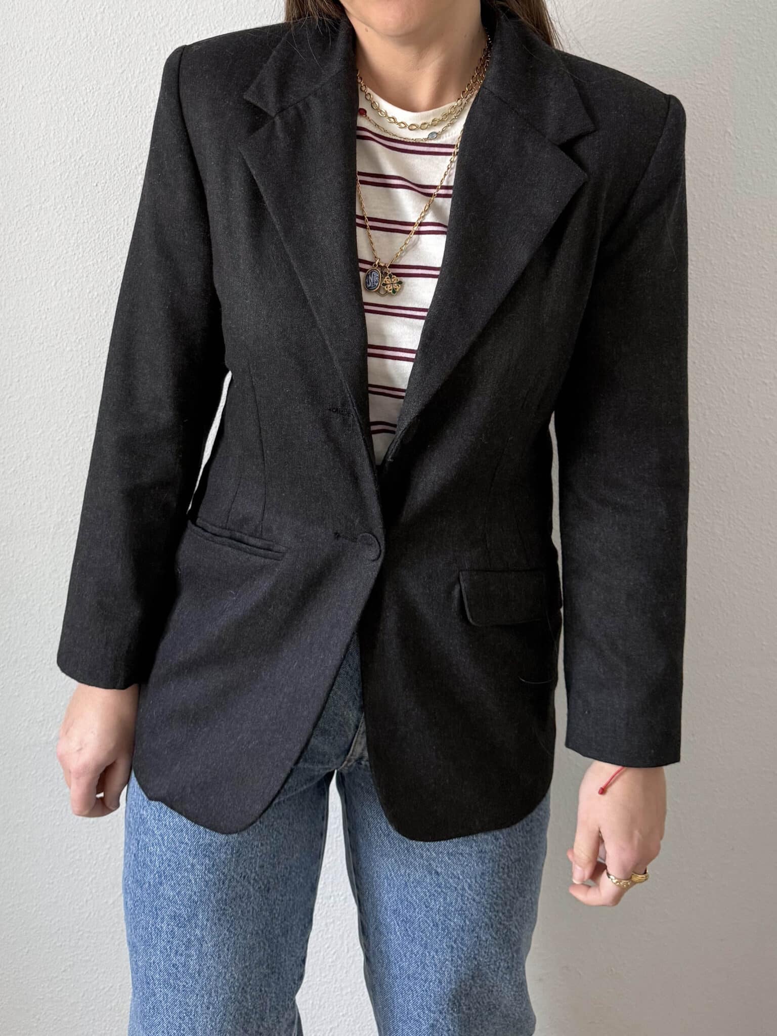 Blazer gris marengo (5) Imagen de Blazer gris marengo (5)