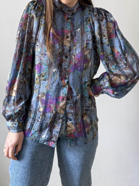 Imagen de Blusa fruncida estampada (2)