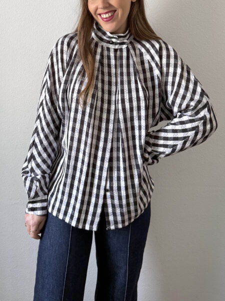 Imagen de Blusa fruncida vichy (2)