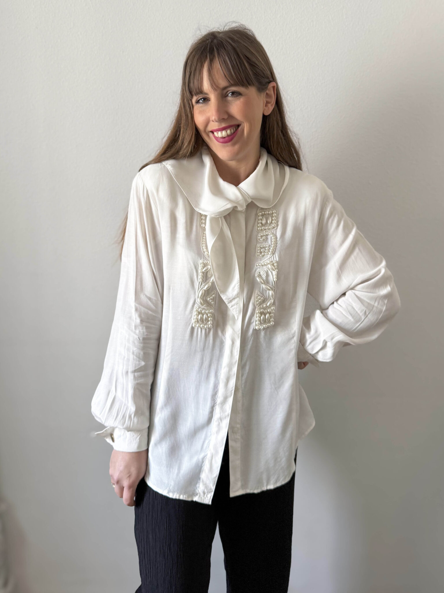 Imagen de Blusa perlas bordadas (2)