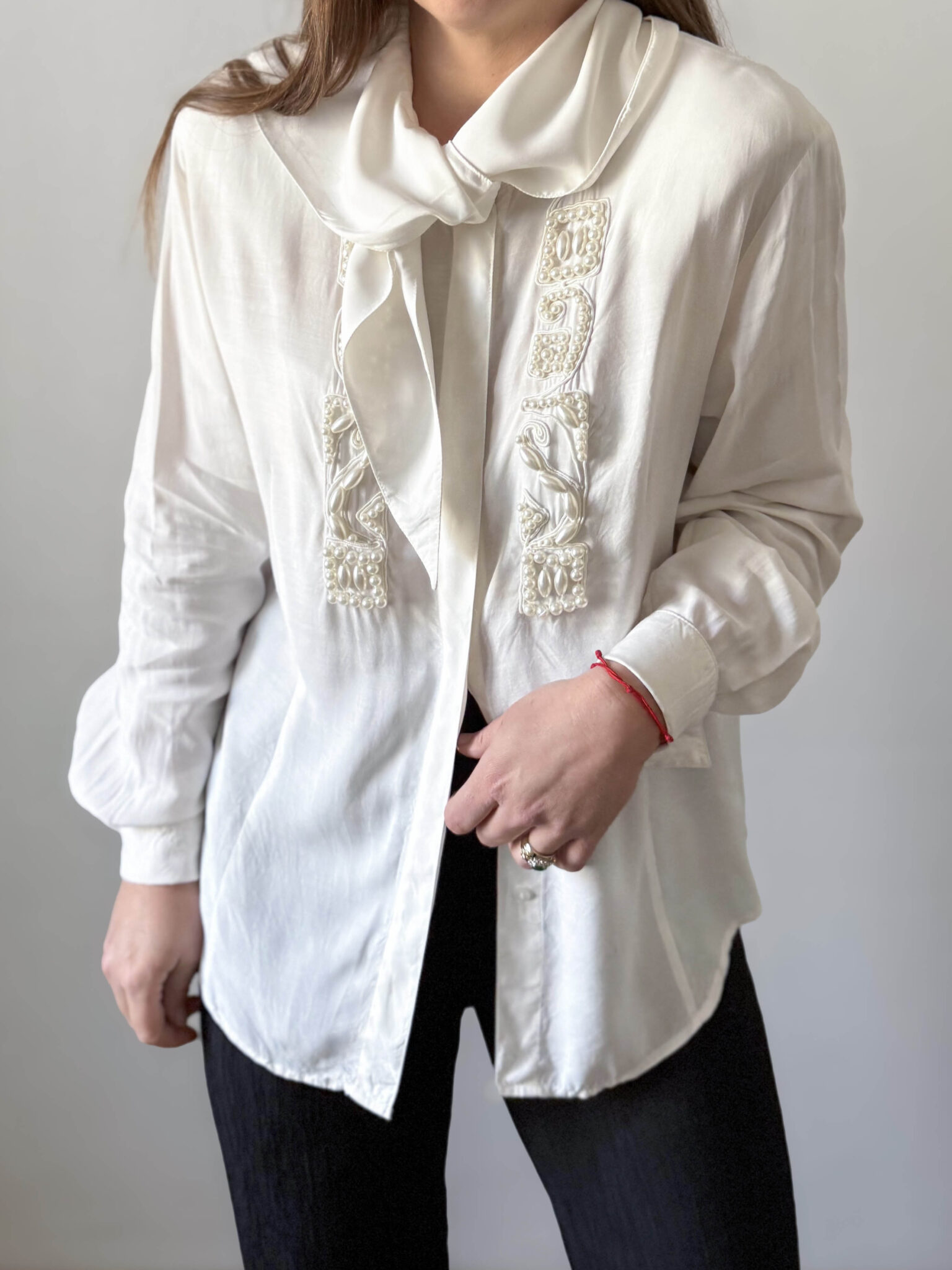 Blusa perlas bordadas (3) Imagen de Blusa perlas bordadas (3)