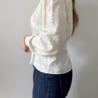 Imagen de Blusa satinada marfil (4)