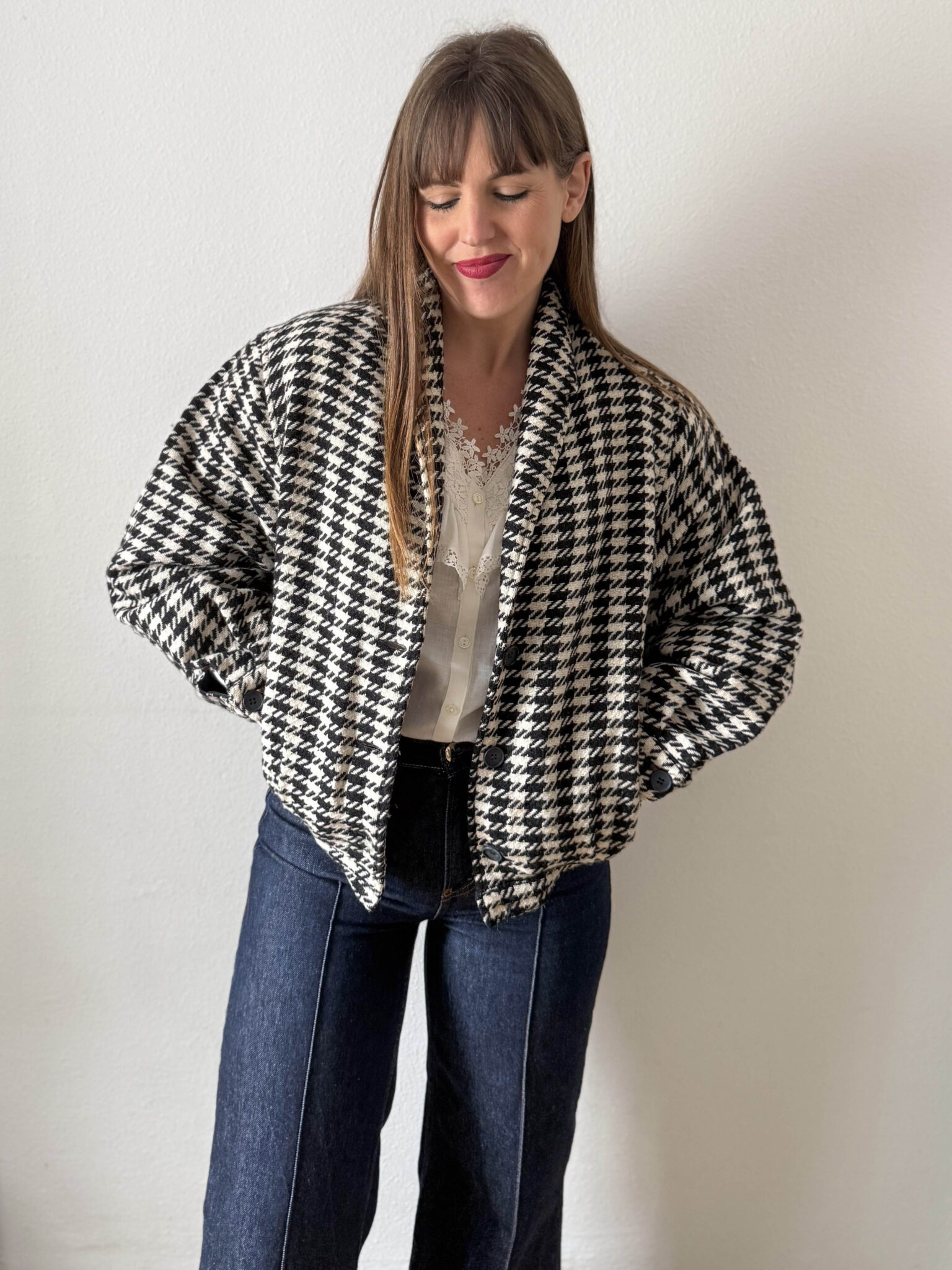 Imagen de Bomber pata de gallo (2)