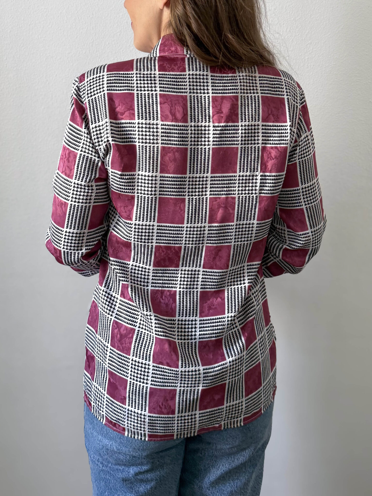 Imagen de Camisa cuadros satinada (1)