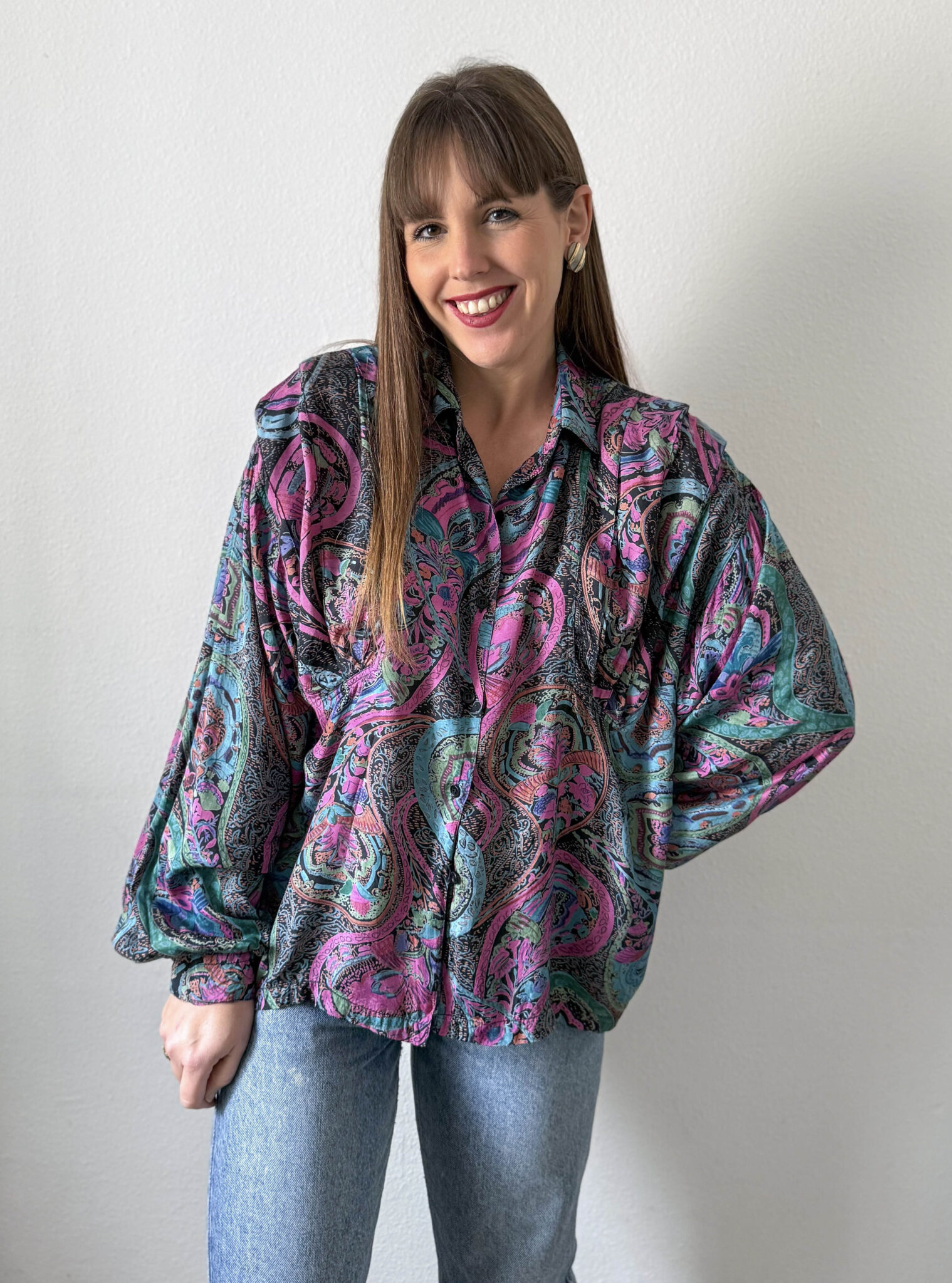 Imagen de Camisa pliegues estampada (2)