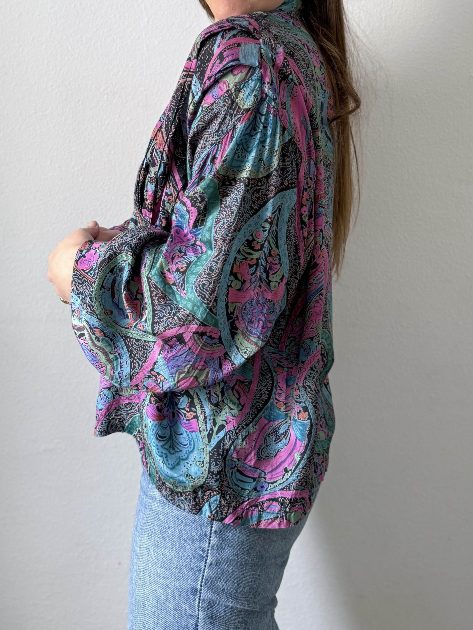 Imagen de Camisa pliegues estampada (3)