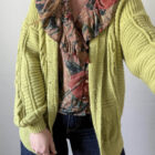 Imagen de Cardigan trenzado lima (2)