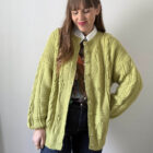 Imagen de Cardigan trenzado lima (3)