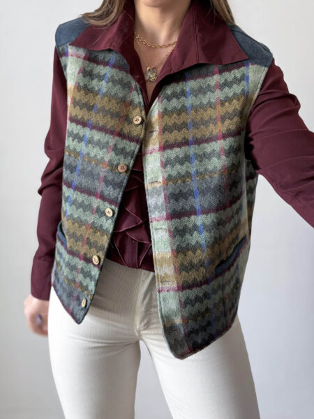 Imagen de Chaleco de lana estampada (7)