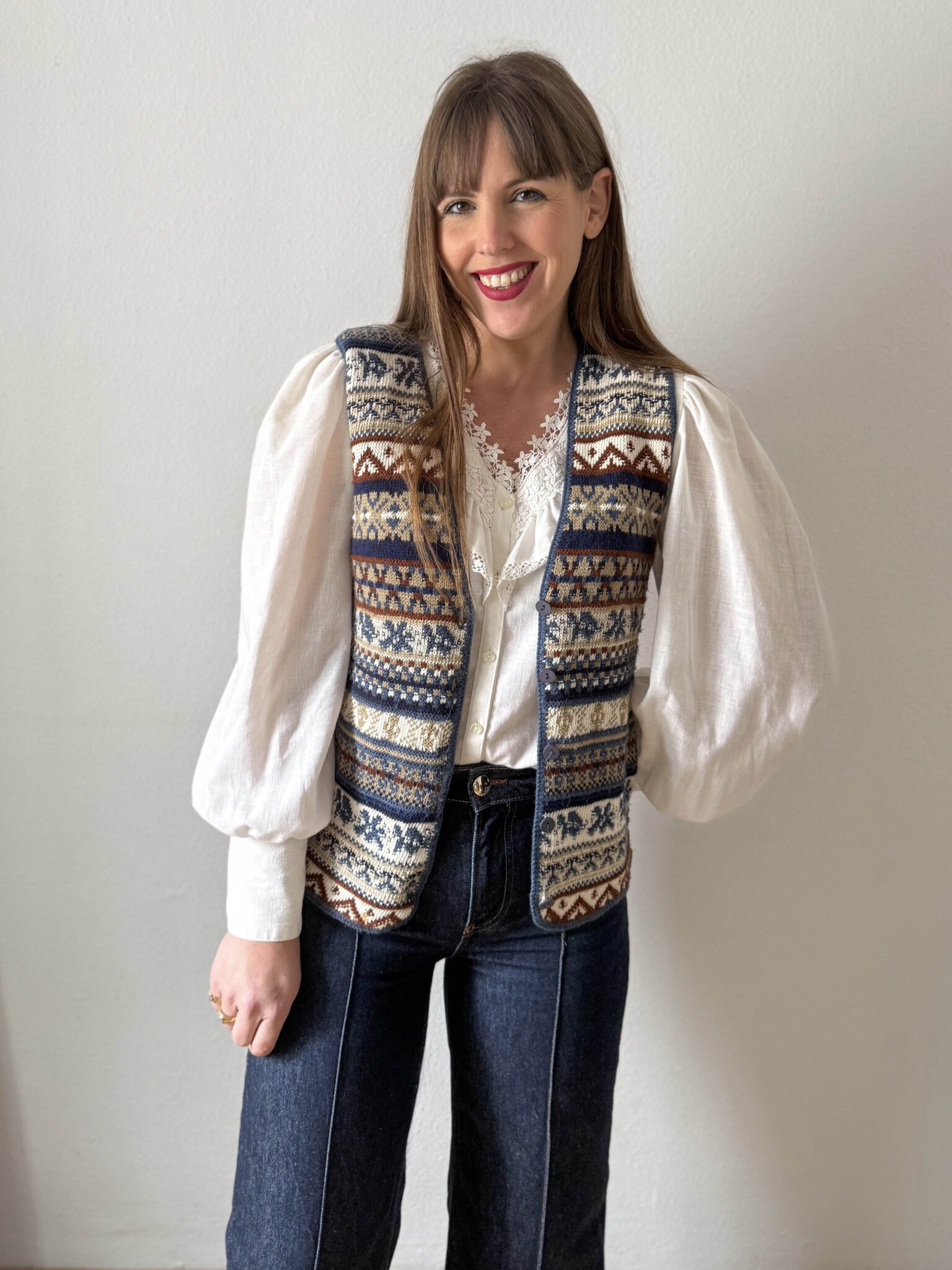 Imagen de Chaleco de punto estampado (9)