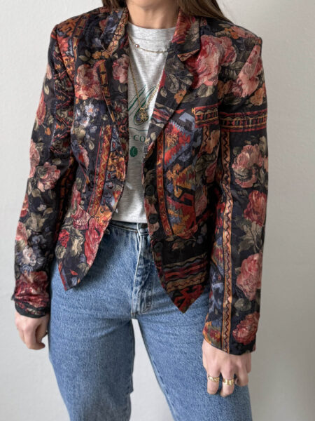 Imagen de Chaqueta entallada floral (2)