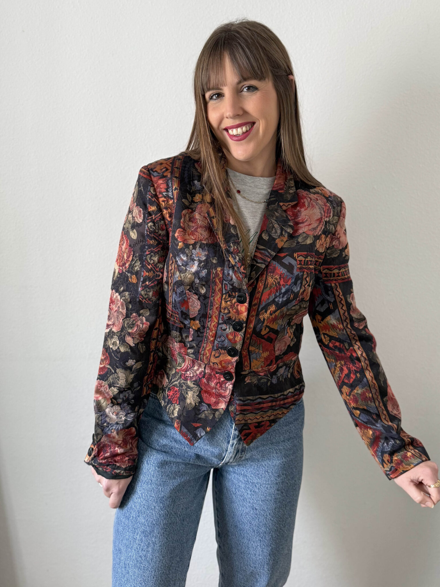 Imagen de Chaqueta entallada floral (3)