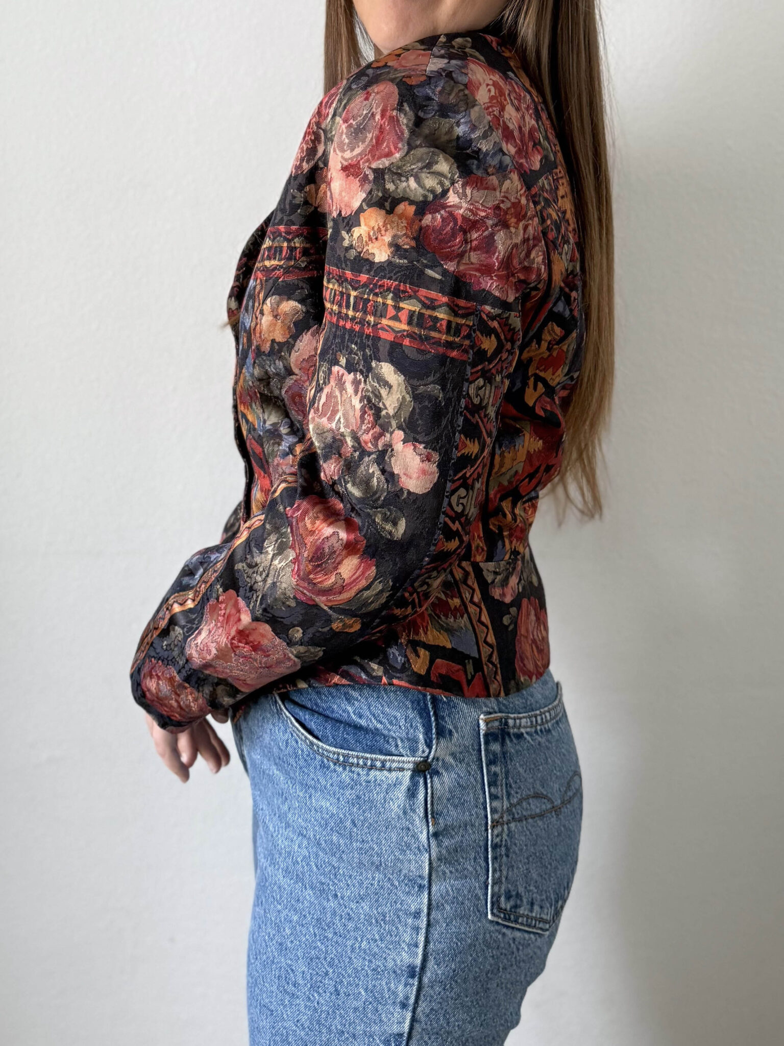Imagen de Chaqueta entallada floral (4)