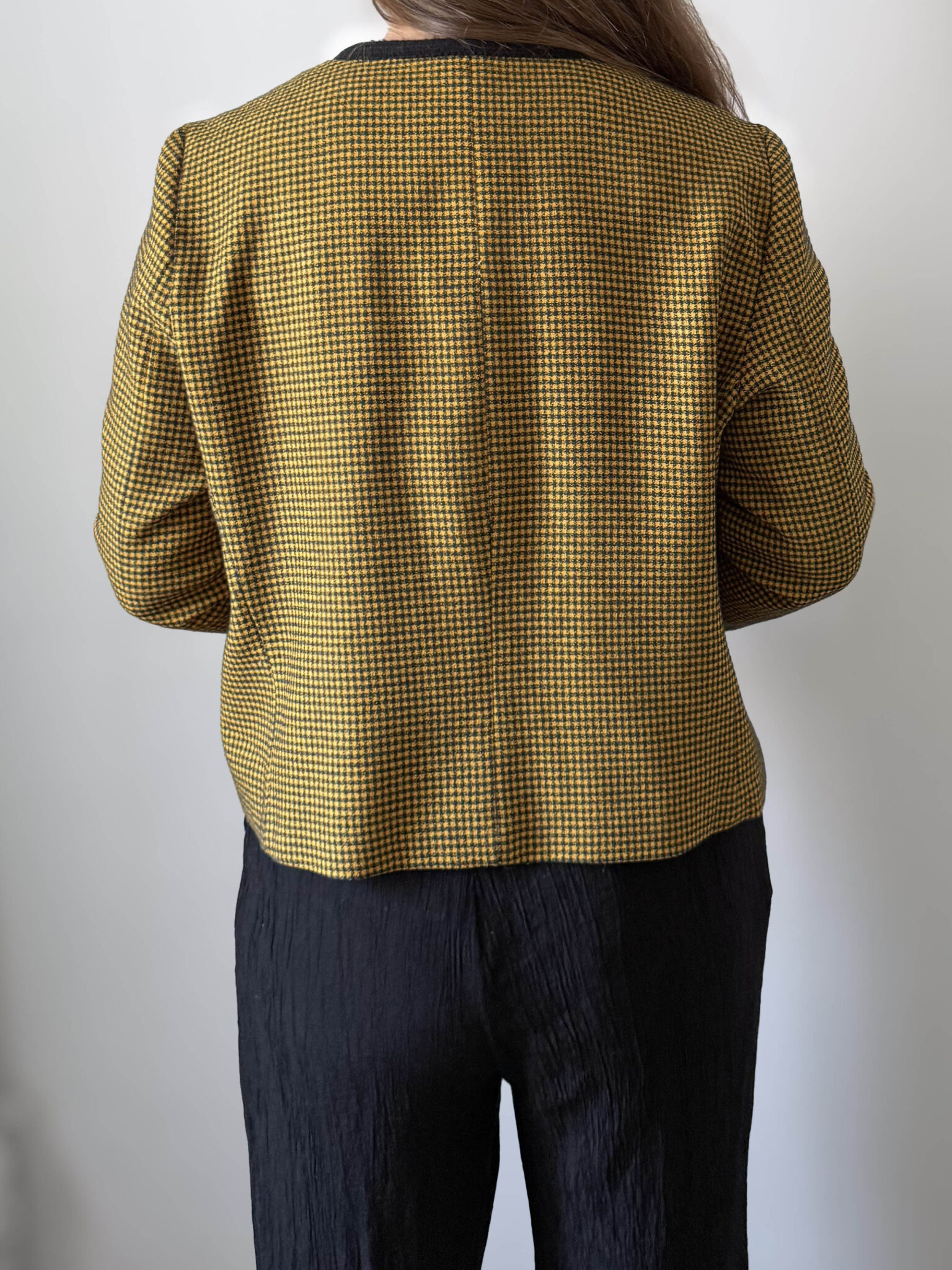 Imagen de Chaqueta vichy mostaza (4)