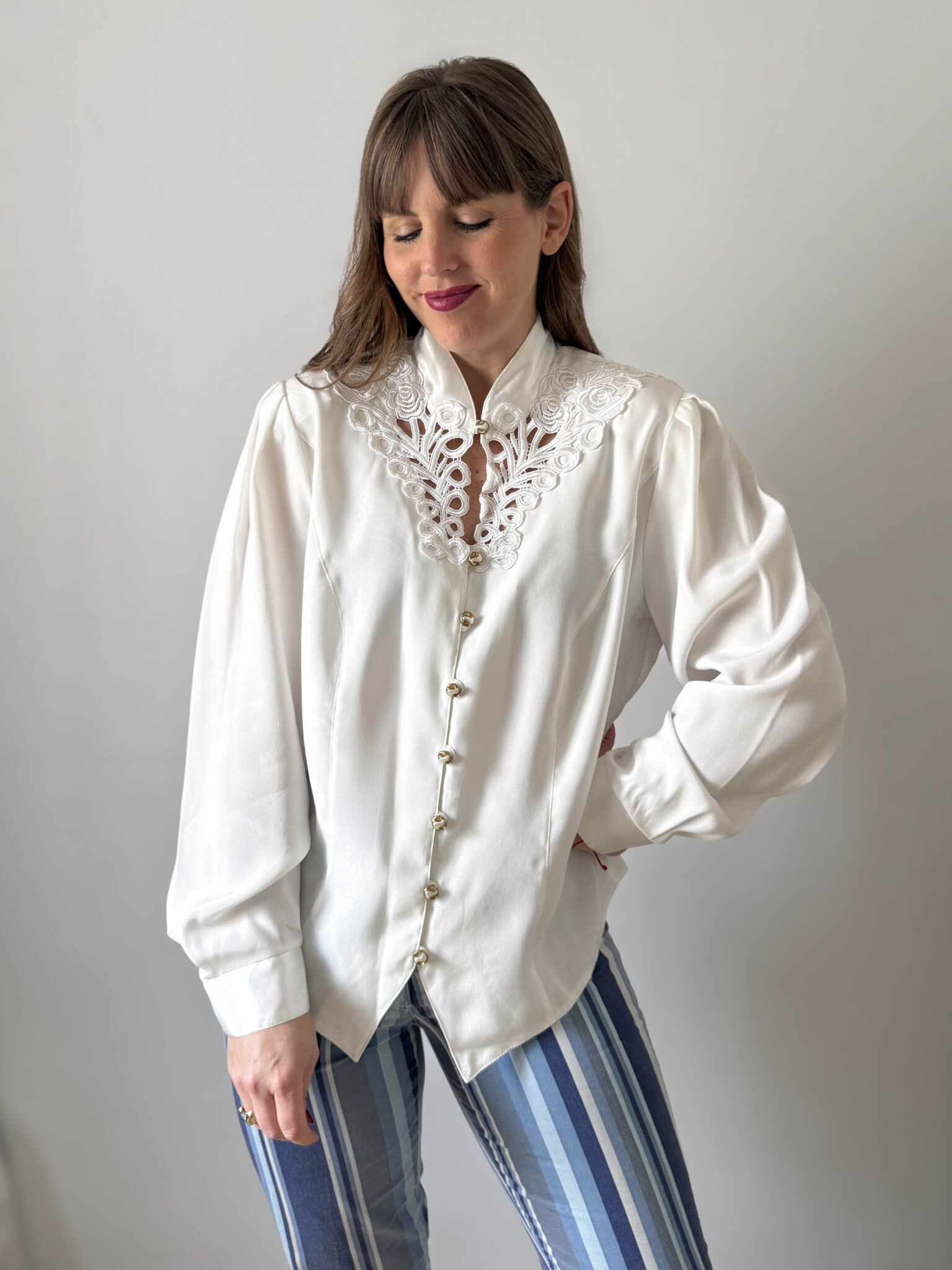 Imagen de Blusa alemana encaje (3)