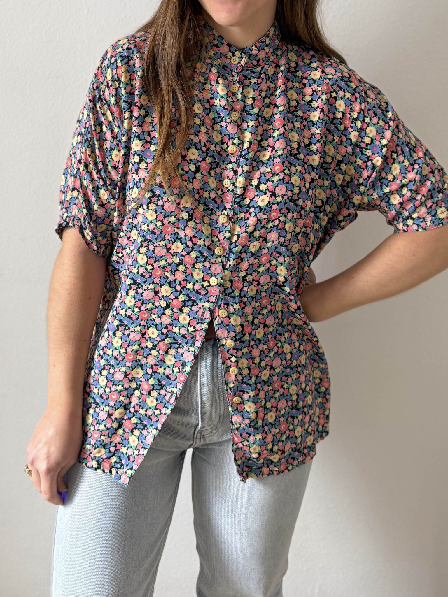 Blusa floral parisina (1) Imagen de Blusa floral parisina (1)
