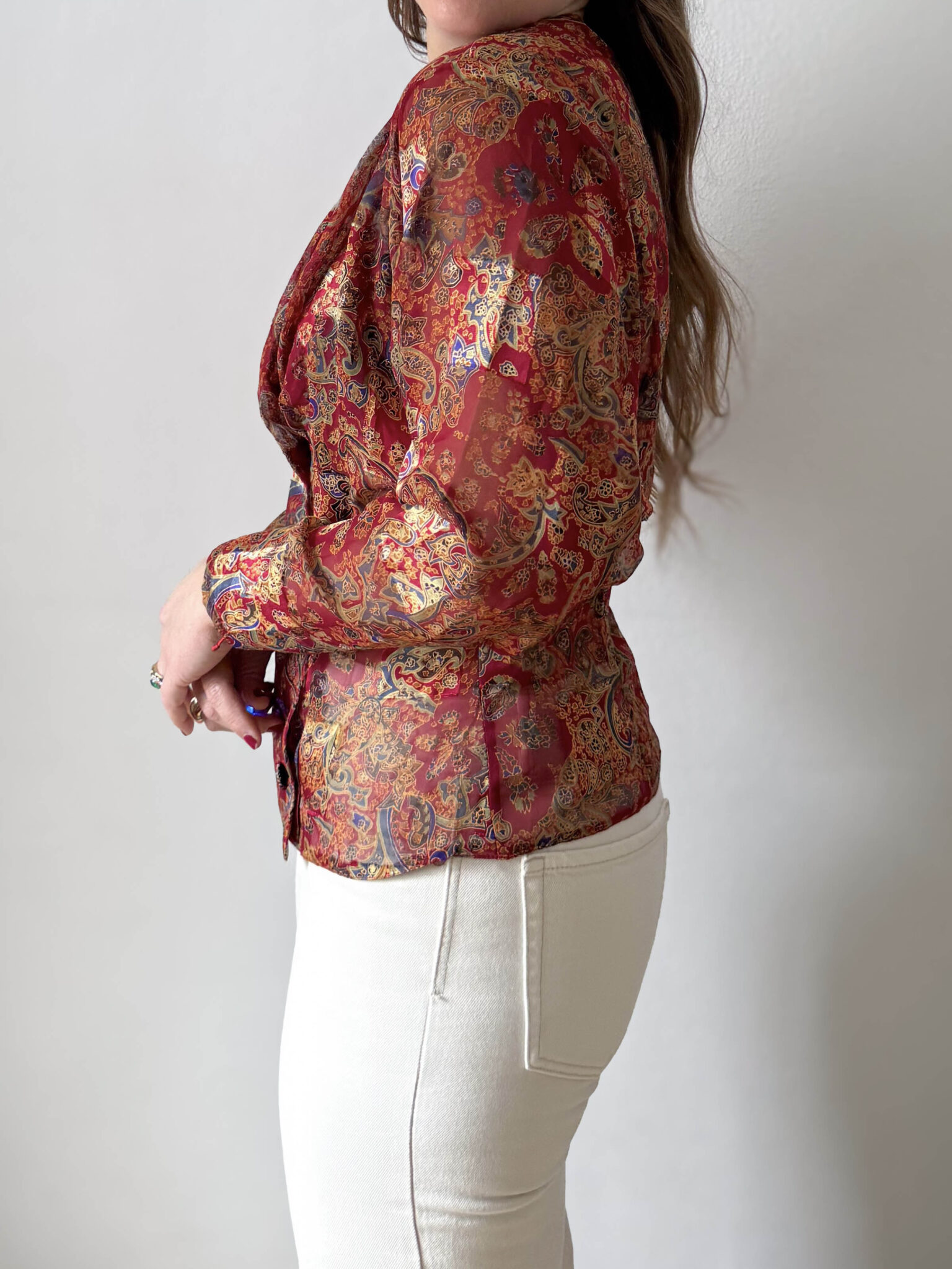 Imagen de Blusa gasa estampado (4)